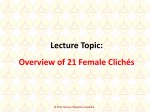 Overview of 21 Female Cliches